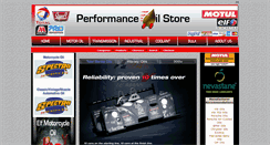 Desktop Screenshot of performanceoilstore.com